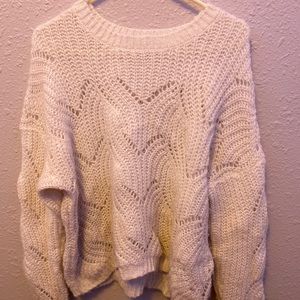 White knitted sweater Walmart (George)